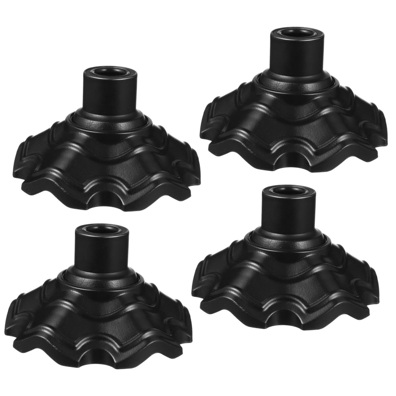 Protectores para Patas de Muebles de Jardín y Terraza Antideslizantes de Plástico Grueso 295X295X157 Pulgadas para Uso Interior y Exterior en Camping y Excursiones