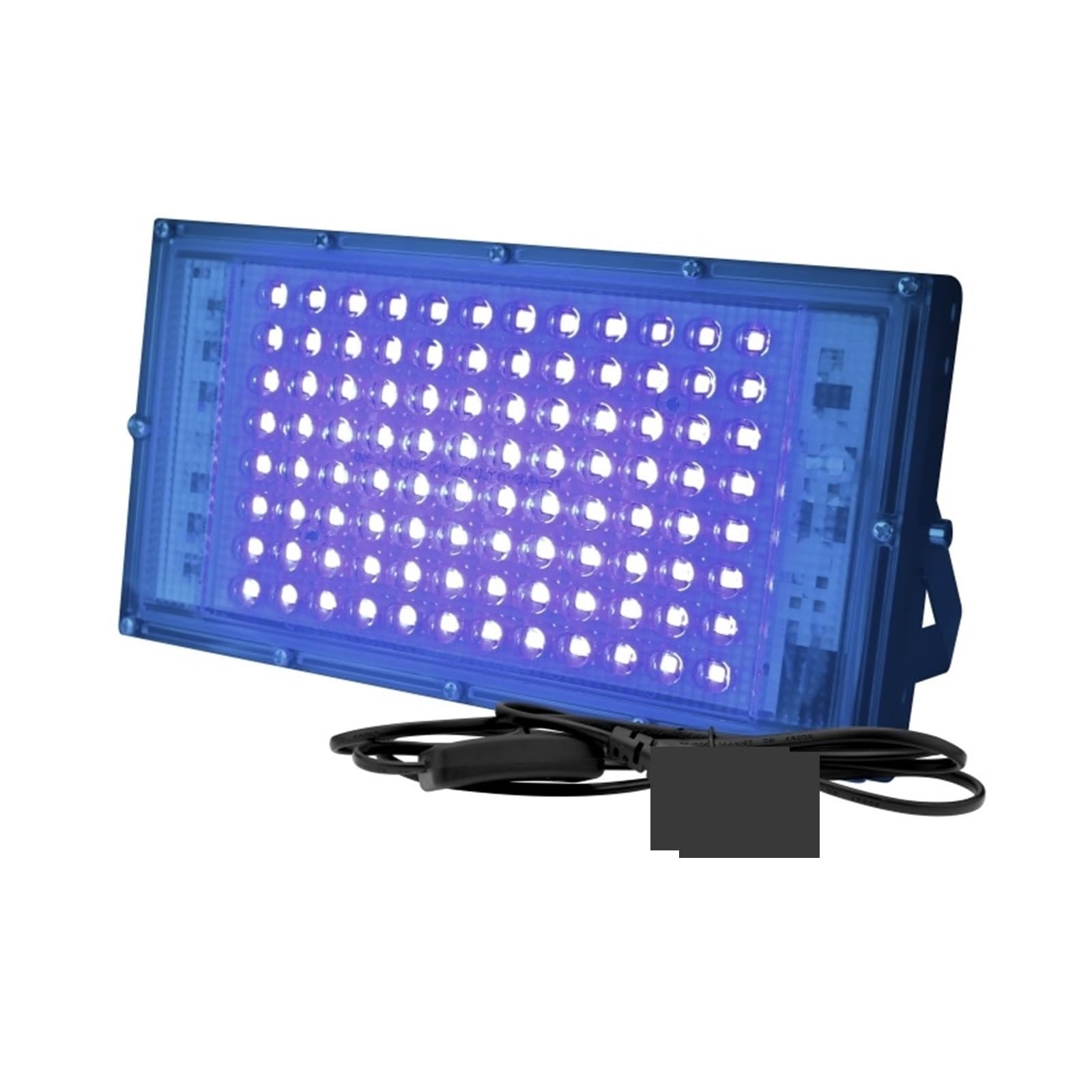 JOLIANE Led UV Floodlight 50W 100W Party Light 395nm 400nm IP65 Waterproof Ultraviolet Fluorescent Stage Lamp(50w)
