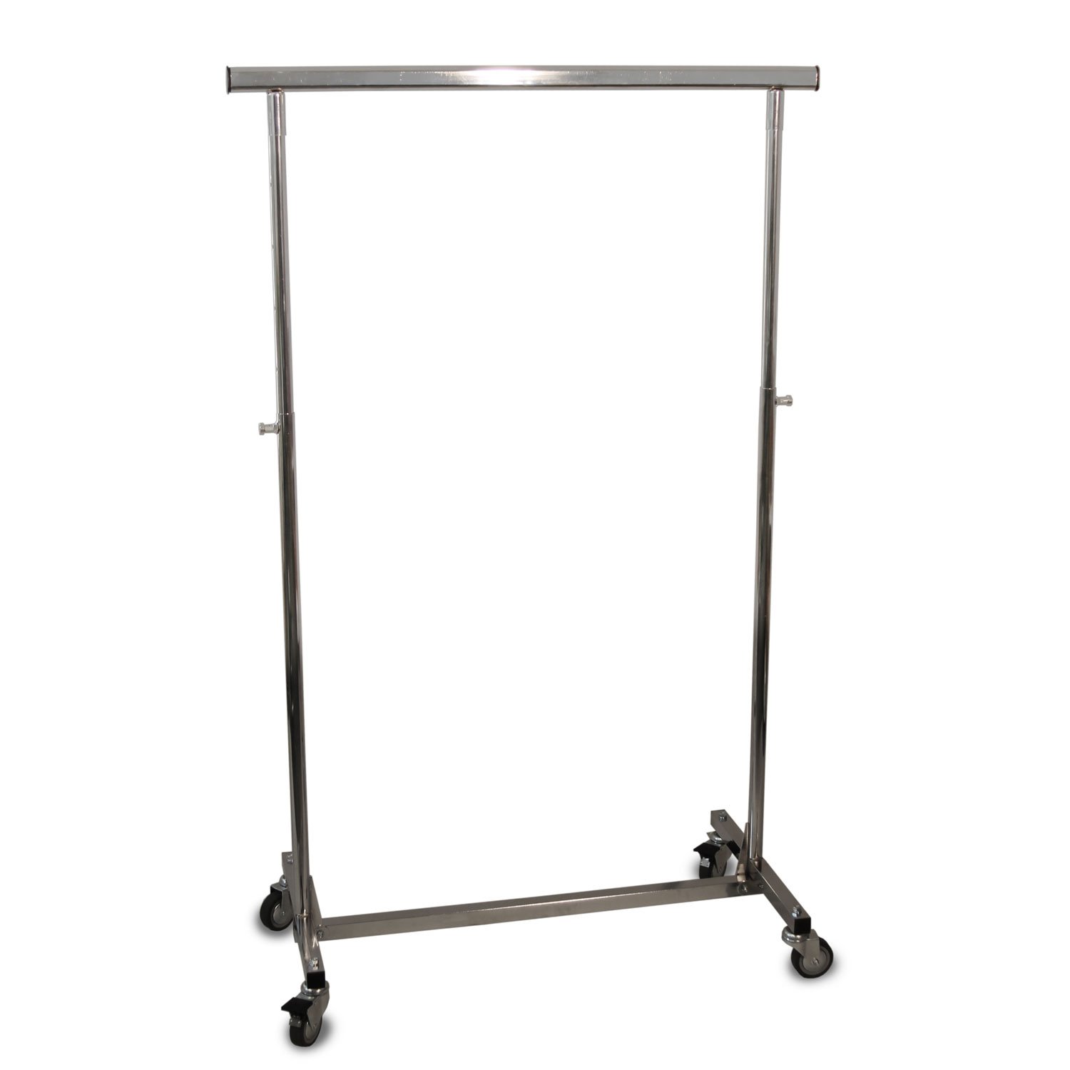 GERSO Reiserollständer höhenverstellbar klappbar verchromt (100cm Breite)