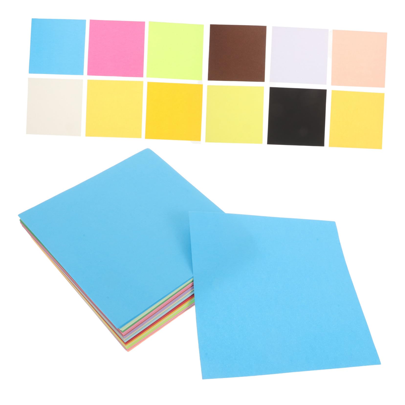 600 Stücke Origami Papier Doppelseitig Farbiges Bastelpapier Farben Quadratisch Faltpapier für DIY Kunsthandwerk Schulprojekte und Kreative Faltarbeiten