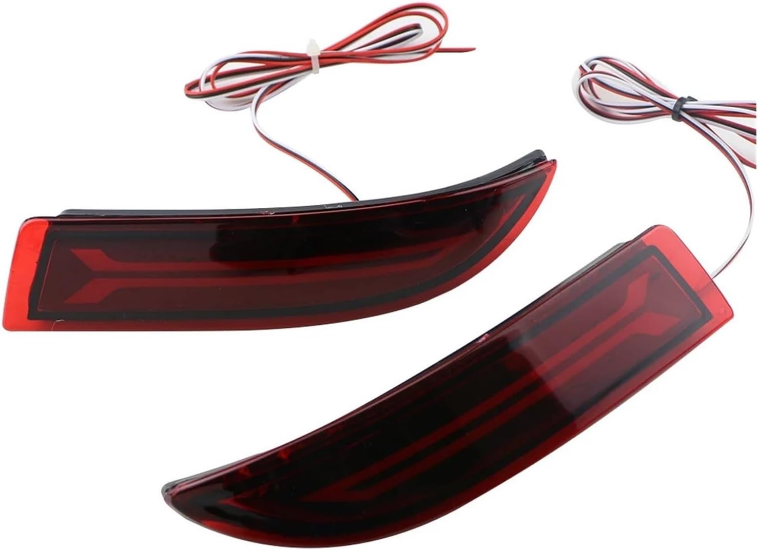 Car Rear Bumper Reflector Light Turn Signal L Brake Reversing Steering Lights | Compatible With Toyota Avanza 2022 2023 2024(Style A)