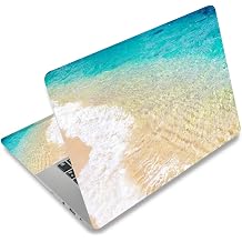 12.1 13 13.3 14 15 15.4 15.6 Inches Personalized Laptop Vinyl Skin Sticker Decal Universal Netbook Skin Sticker Reusable Notebook PC Art Decal Protector Cover Case Sandy Beach