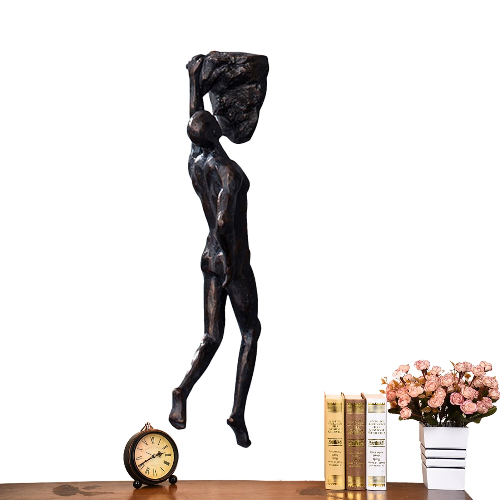 Tsuchiya Escalador Escultura de Pared - Decoración de Pared de Resina 3D Moderna Decorativa - Decoración de Sala de Estar Dormitorio Lugar de Trabajo Único Arte Mural