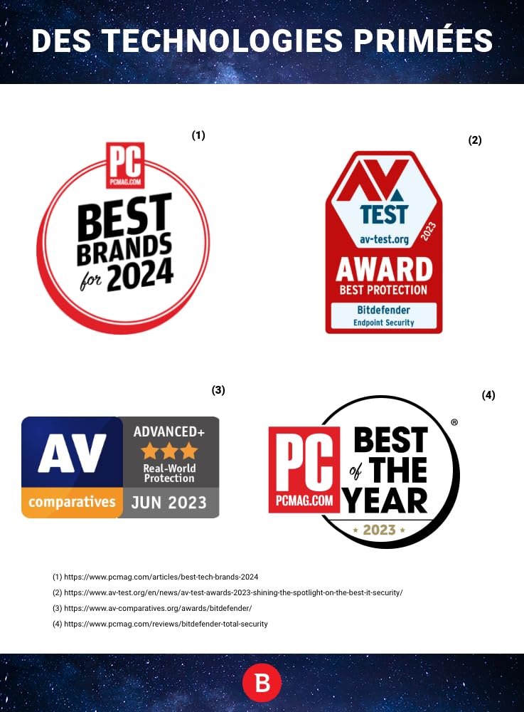 Bitdefender Internet Security 2022 - 3 Geräte | 2 Jahre Abonnement | PC Aktivierungscode per Post