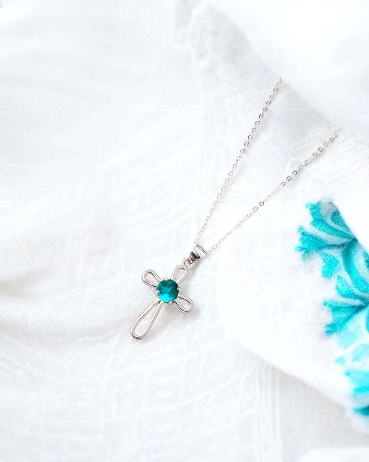 Bottled Up Designs Recycled Antique Bottles Sterling Silver At The Cross Necklace