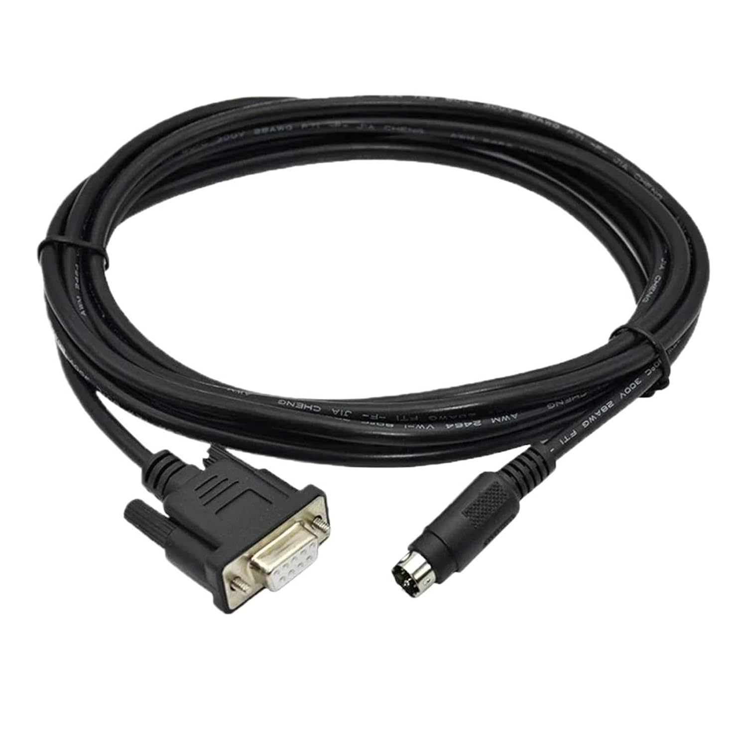 1pcs CA3-CBLFX-01 for HMI Touch Screen ST3000 GP4000 Programming Cable and FX Series Download Line(3m,Black)