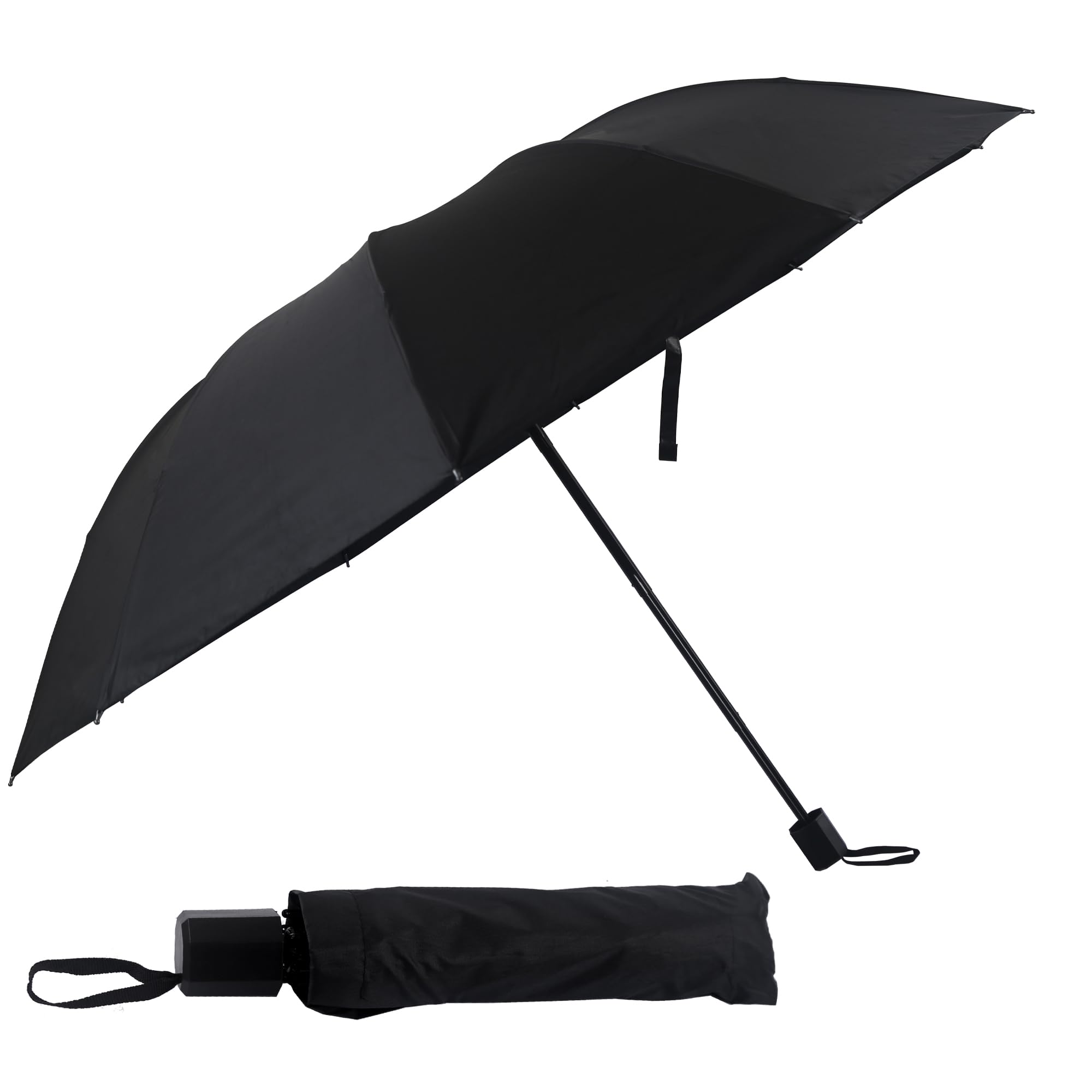 RshuhxCompact Umbrella Windproof Strong Foldable Travel Umbrella UPF 50+ Windproof Waterproof