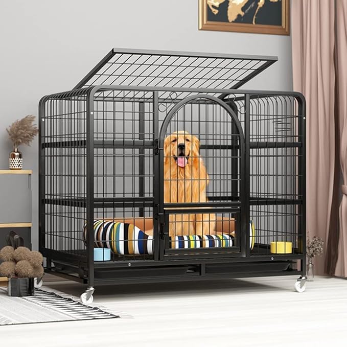 Large Dog Cage 43inches (Dimensions 110X72X96cm)