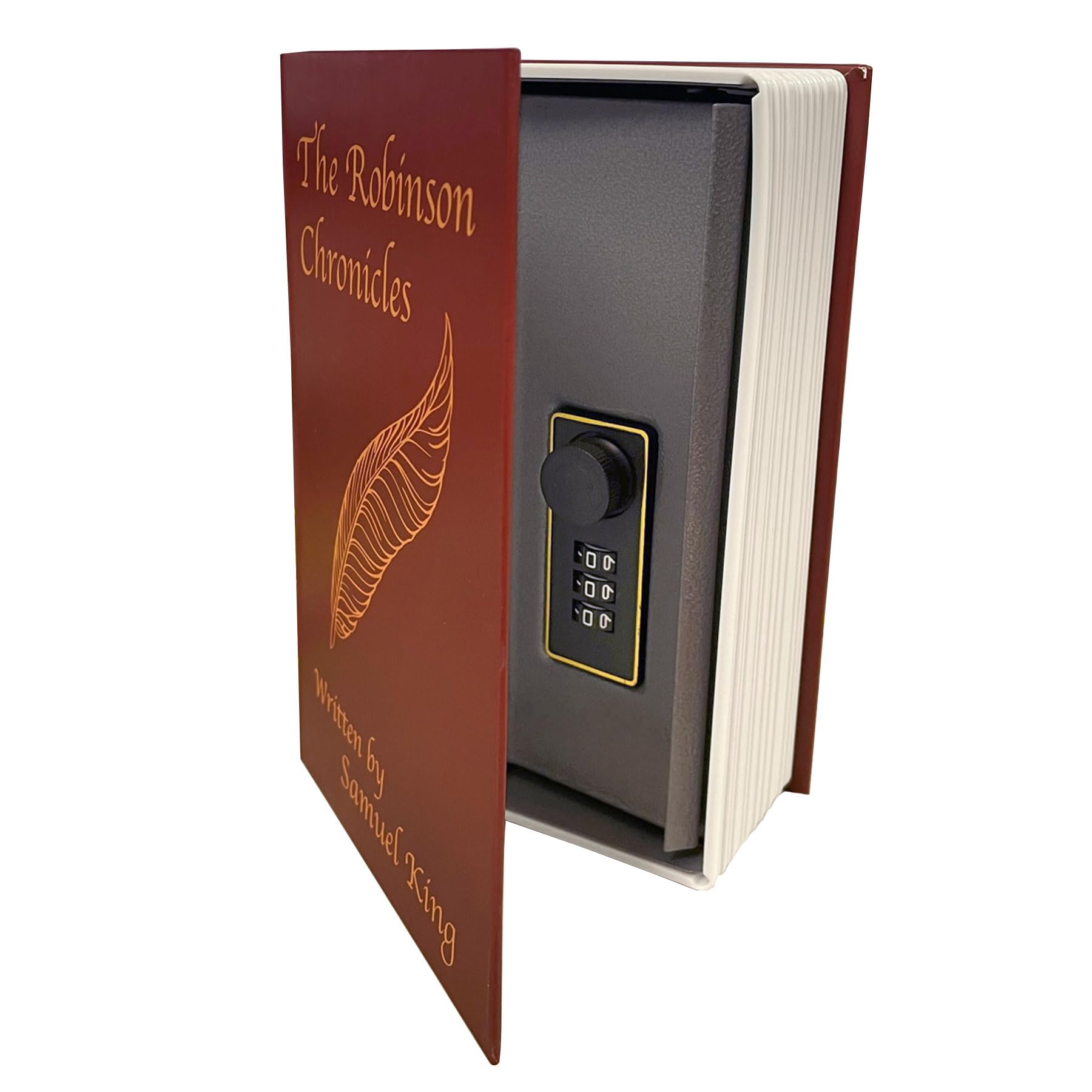 luckyページ Lucky Line Locking Diversion Book, Cash Hider, Combination Lock