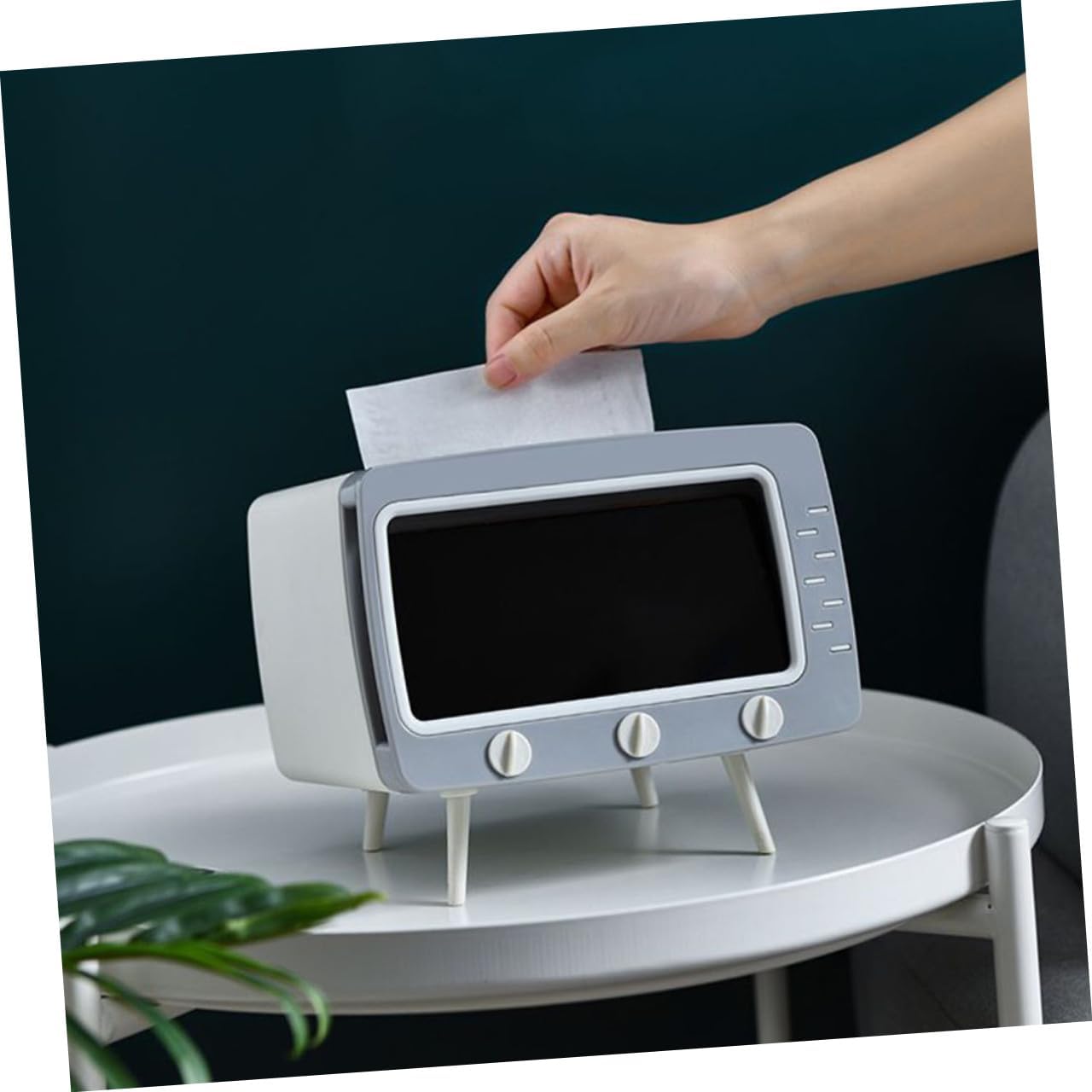 DECHOUS Unique Tv Inspired Tissue Box Phone Holder Material Perfect Home Accessory image 5