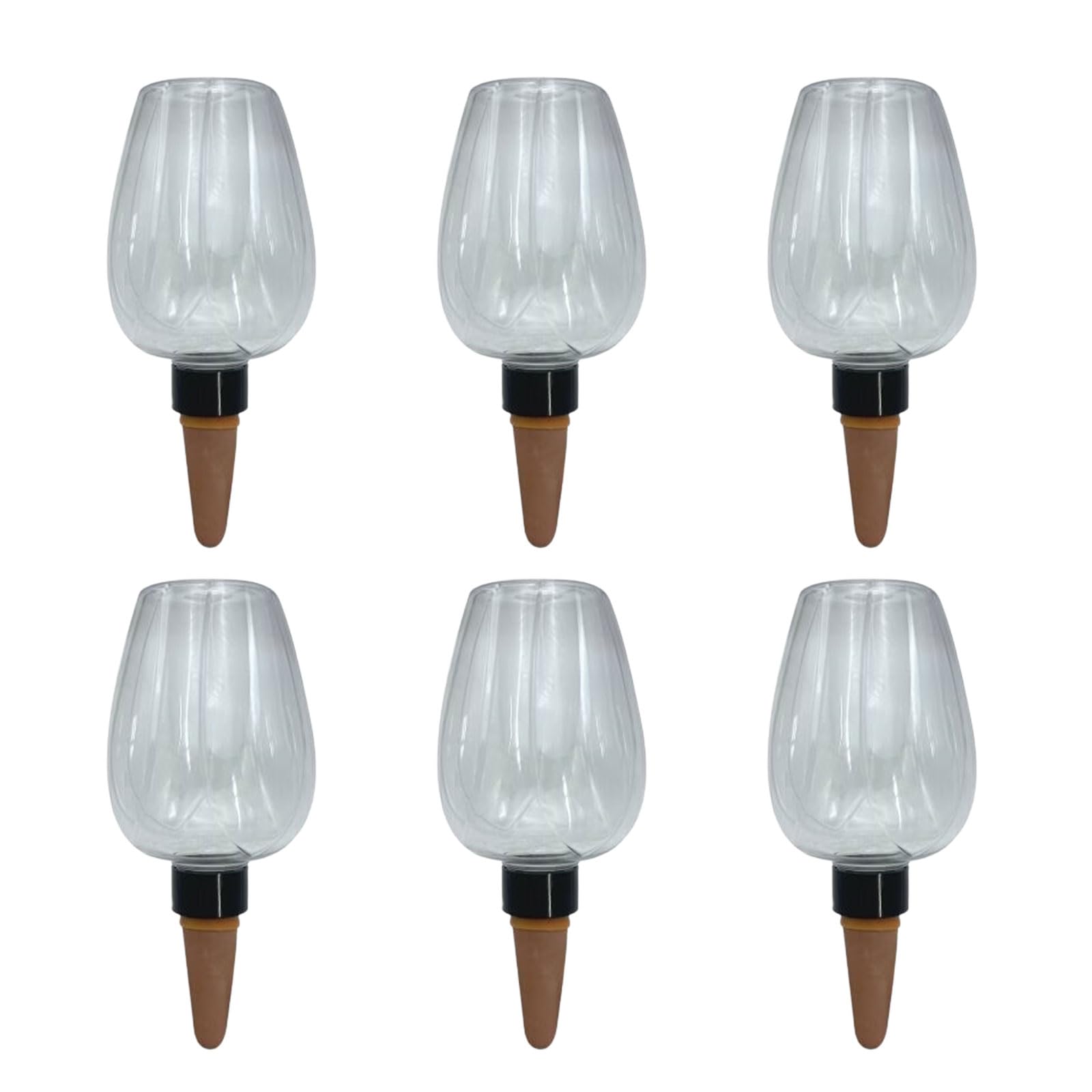 LUCKGONI 6Pcs Plant Watering Globes Automatic Watering Globes Planter Insert for Indoor Outdoor Drip Irrigation
