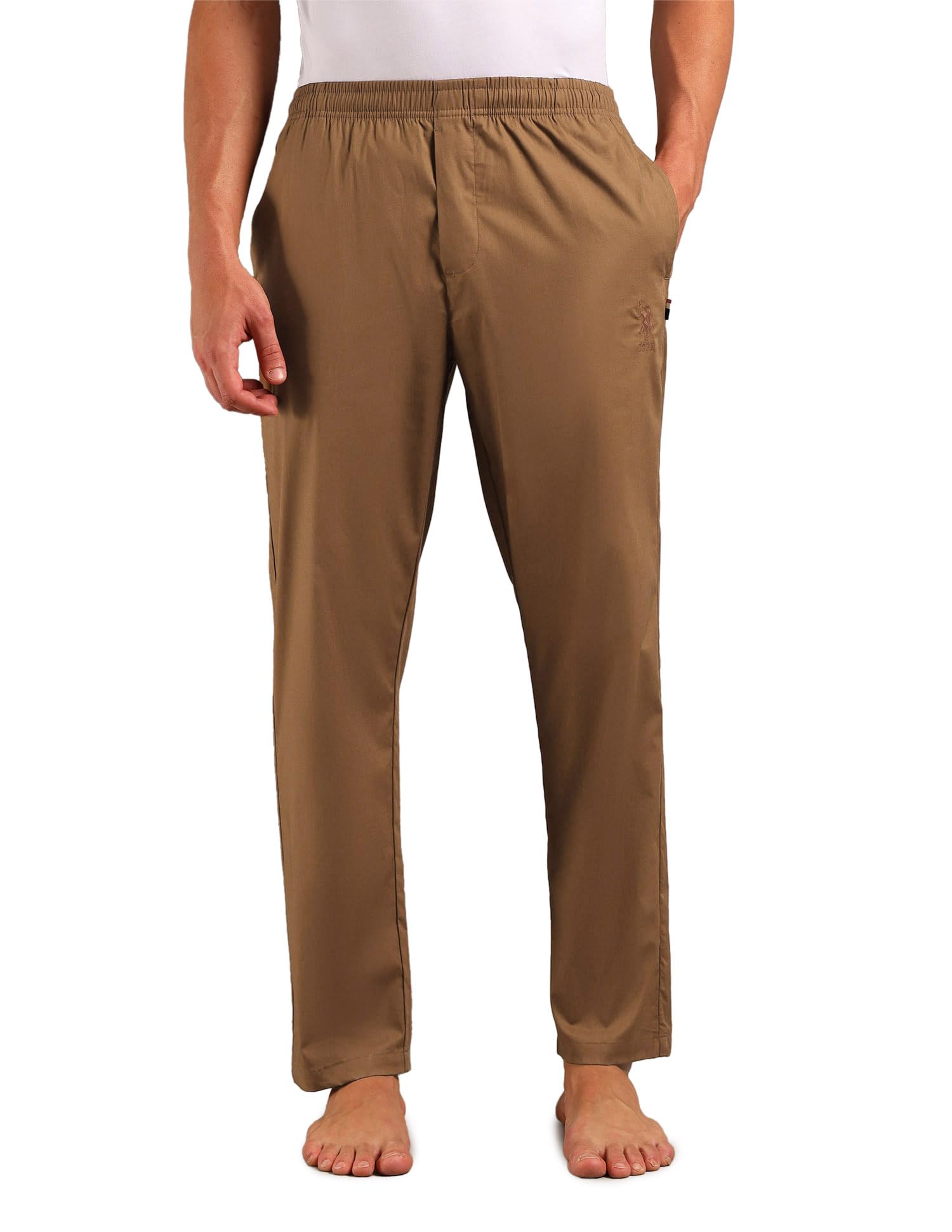 u.s. polo assn. mens relaxed fit solid lp003 lounge pants