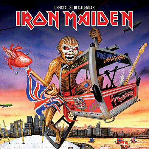 Iron Maiden Official Legacy of the Beast 2019 Calendar