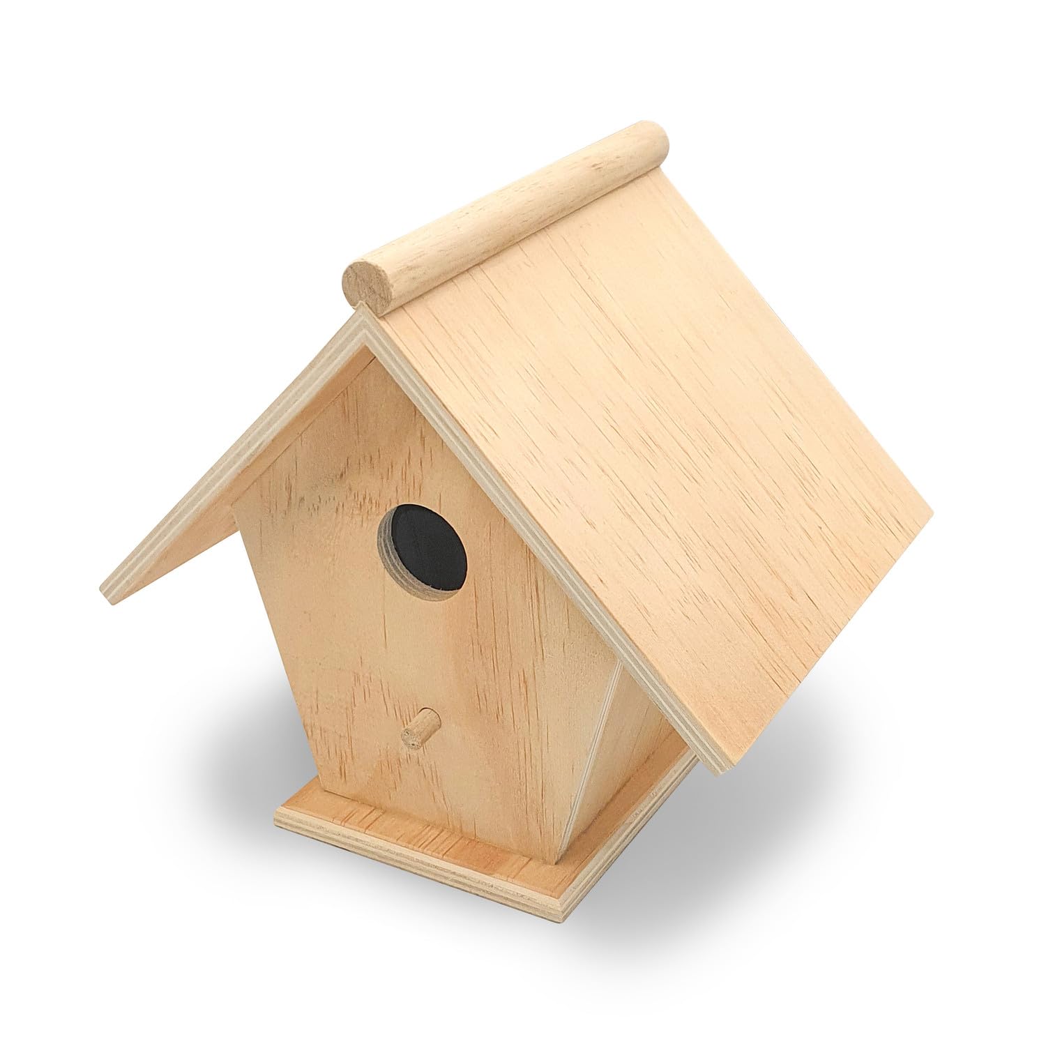 Nichoir en bois brut oiseau sauvage cabane personnalisable loisir créatif