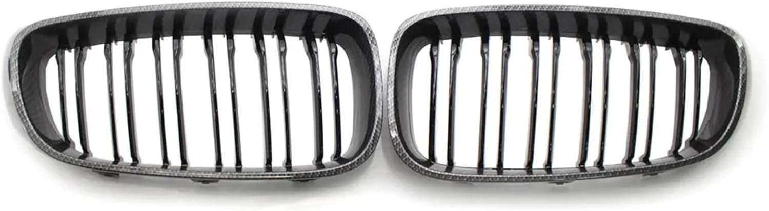 Gloss Black Front Bumper Kidney Grill Grilles Compatible with BMW 3 Series GT F34 2012-2019 320i 328i 335i XDrive Double Line