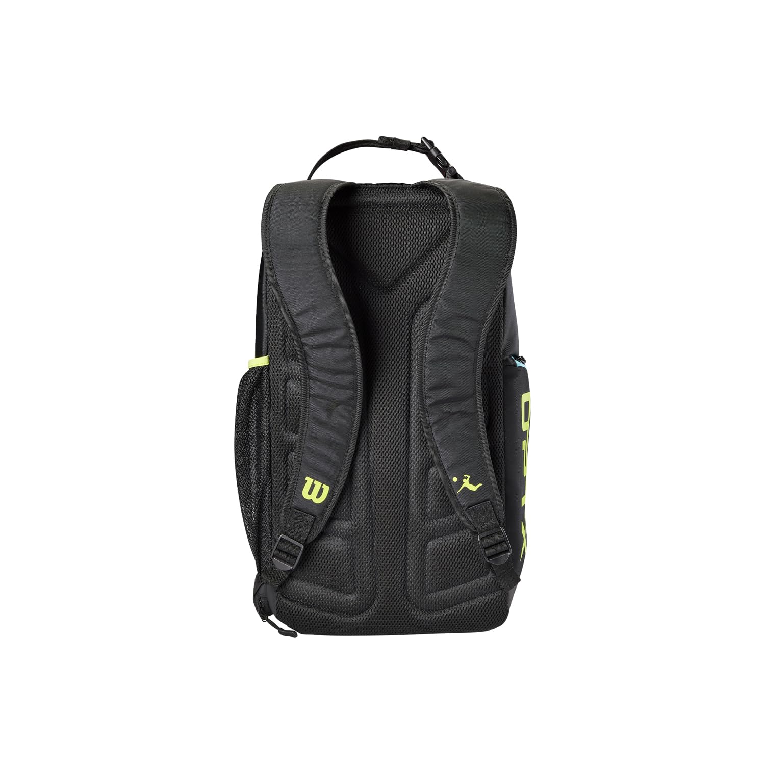 Wilson OPTX Volleyball-Rucksack, Schwarz/Gelb