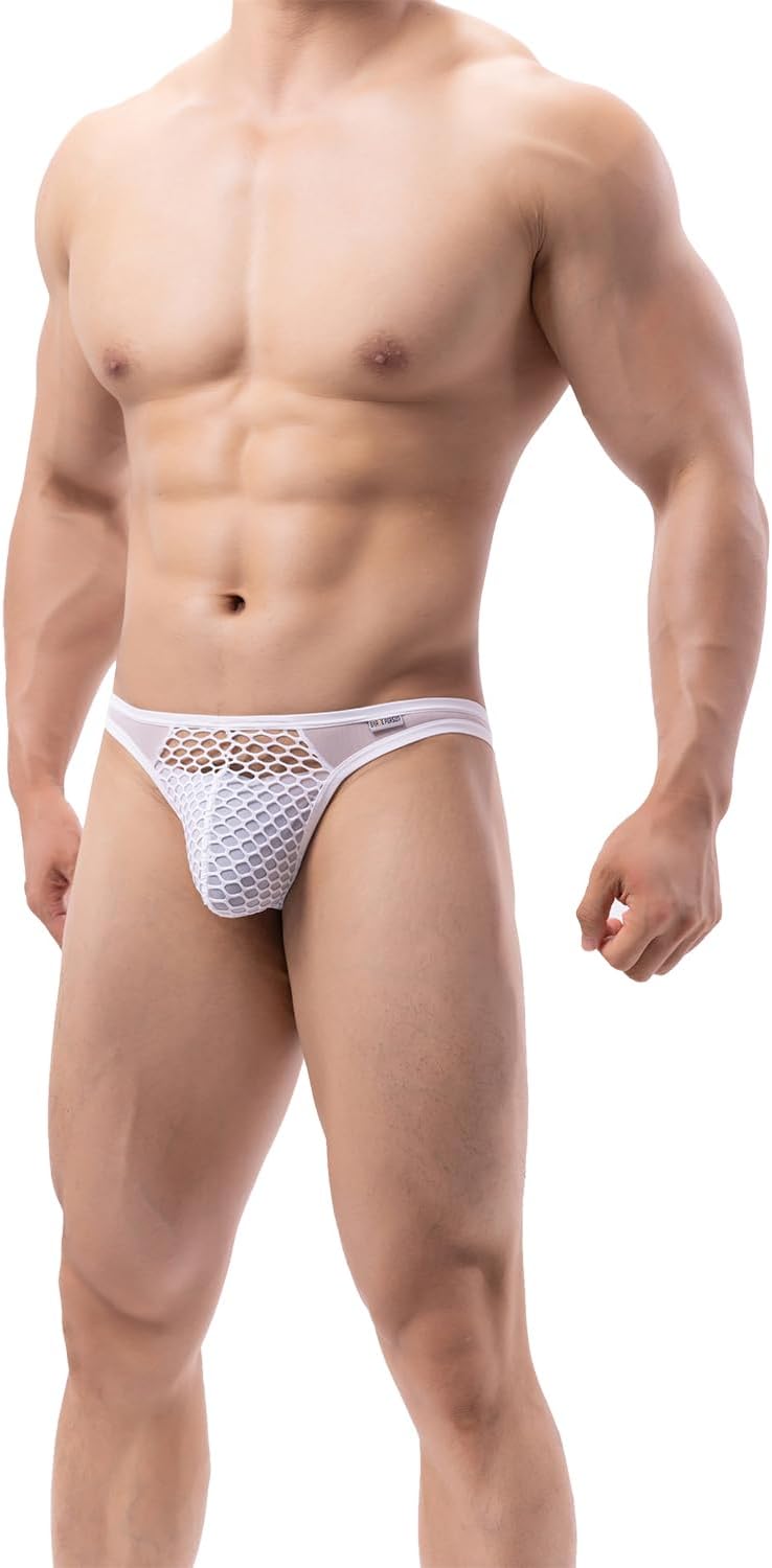 MuscleMate Men's Thong G-String Underwear, Men's Mesh Thong Underwear, Men's Thong Tanga Underpants. - Image 2
