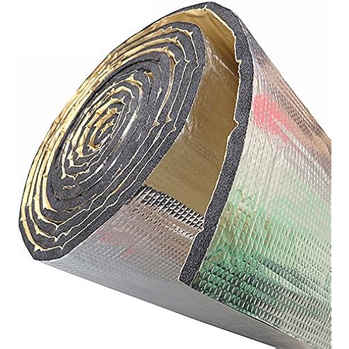 SOOMJ 10mm/394mil 390" x 39" 107.6sqft Self-Adhesive Car Sound Deadener Road Noise Dampener Sound Deadener & Heat Barrier Mat