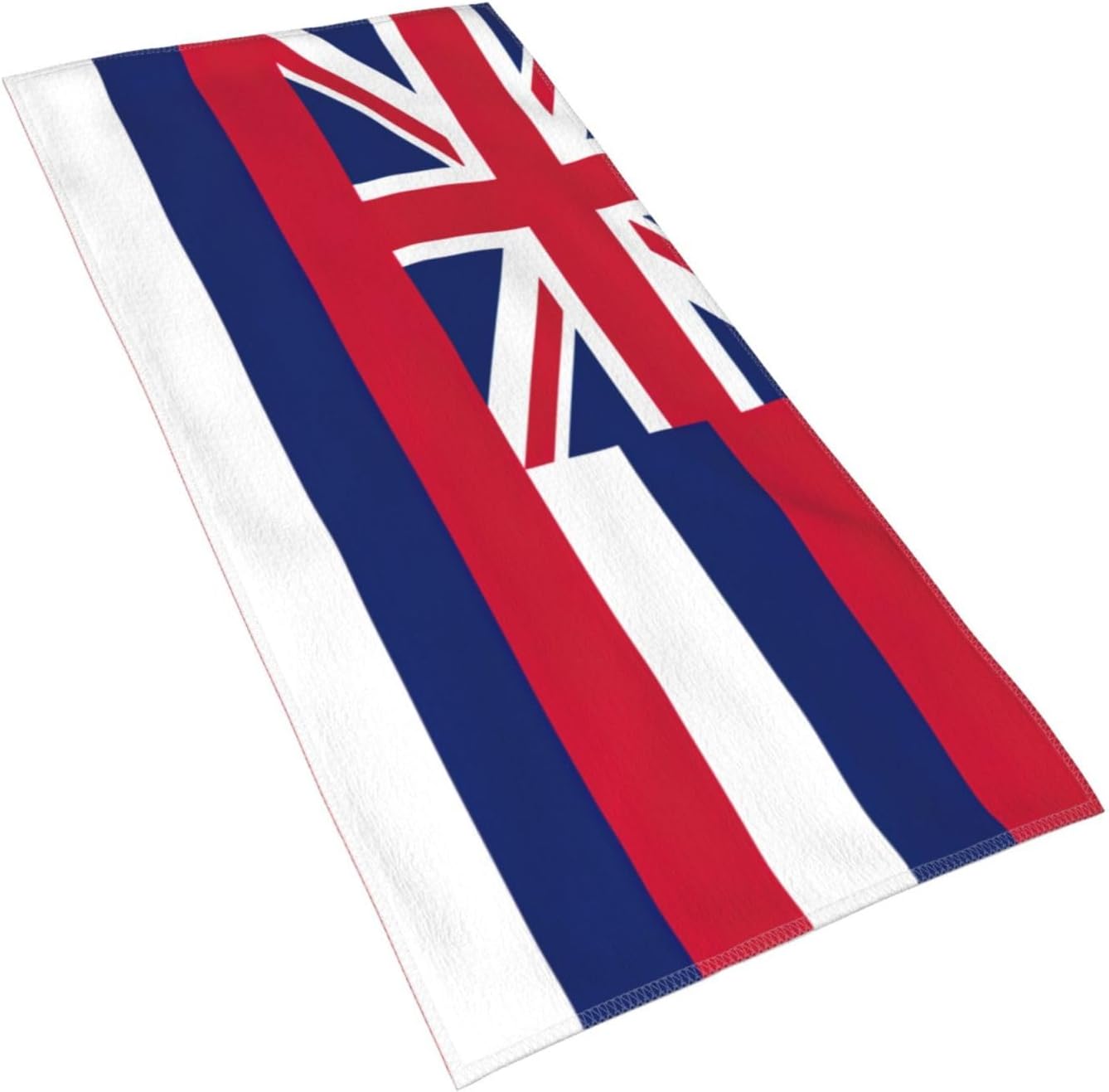 Hawaii Flag Print Hand Towels for Kitchen, Decorative Bathroom Towels Decor Farmhouse Cute for Men Women Gifts