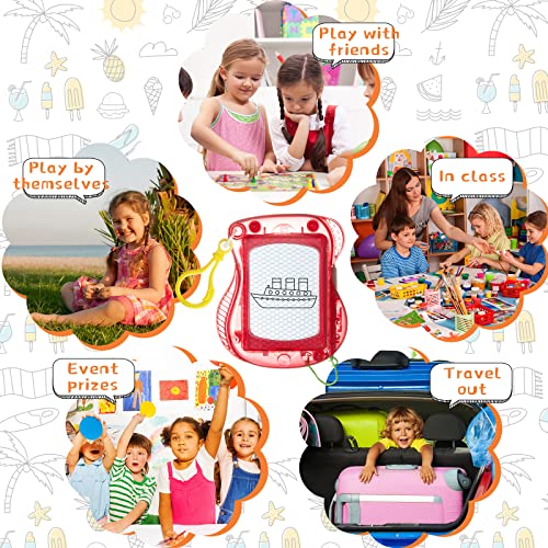 image for Outus 24 Pcs Mini Magnetic Drawing Boards Doodle Board for Kids Backpa