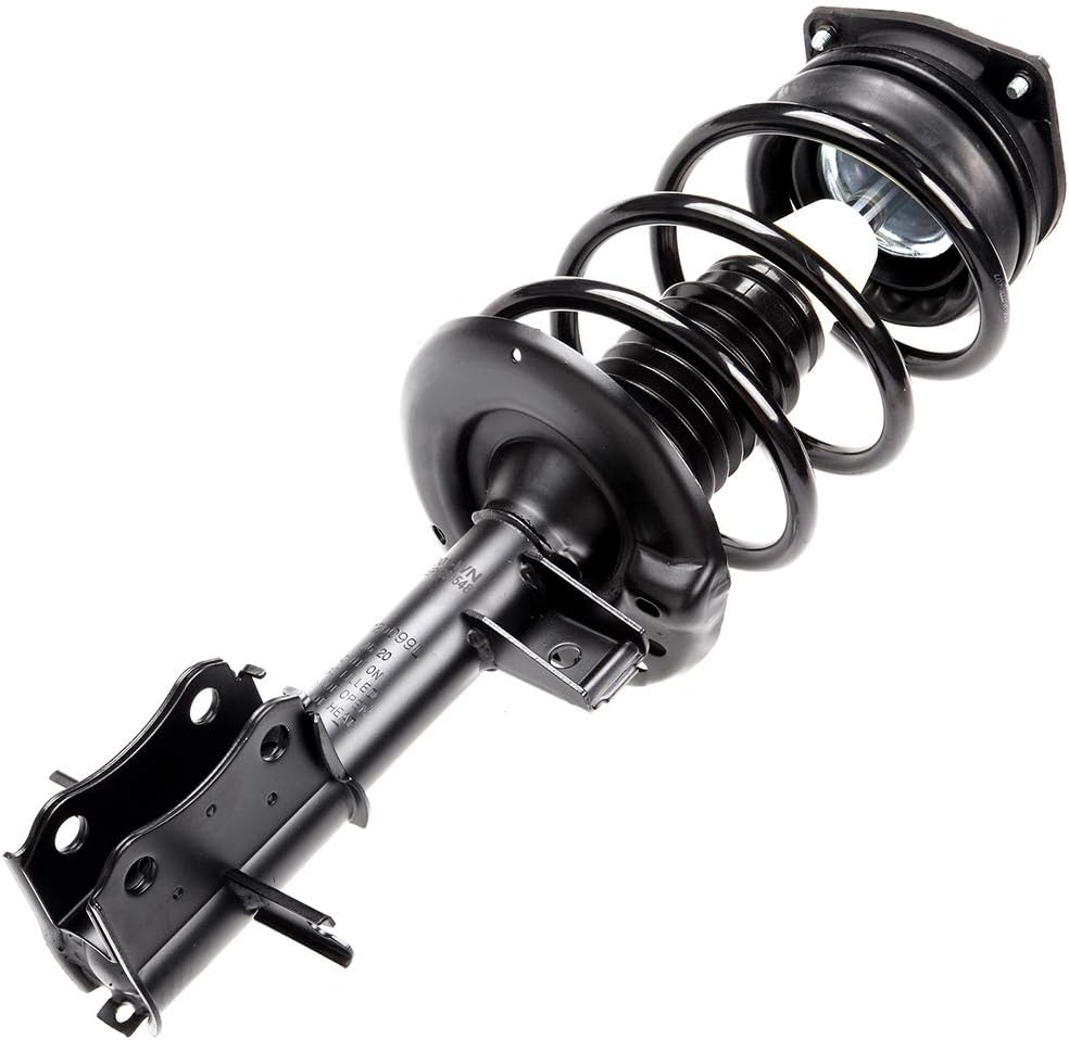 ECCPP Front complete strut, Stabilizer Bar Link, Control Arm and Ball Joint Assembly, Tie Rod End Fit for 2007-2012 for Nissan Sentra Set of 10