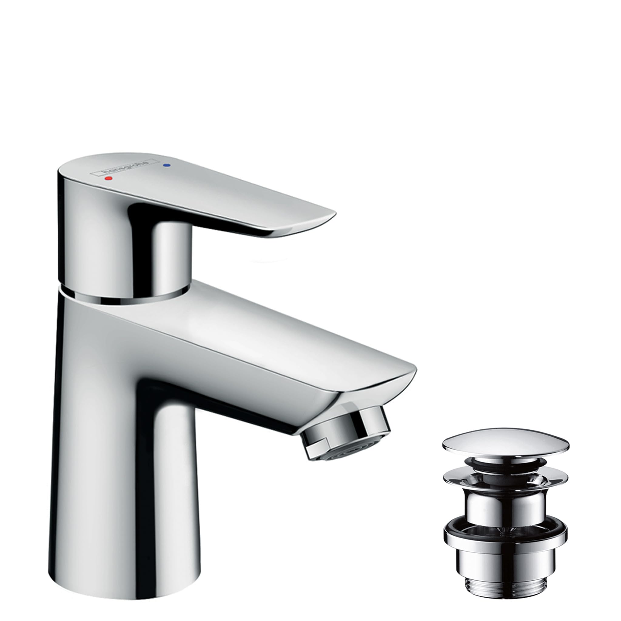 GROHE QUICKFIX Start - eenhands wastafelarmatuur (waterbesparend, S-Size, incl. 3-in-1 montagegereedschap, snelle bevestiging), chroom, 31137002