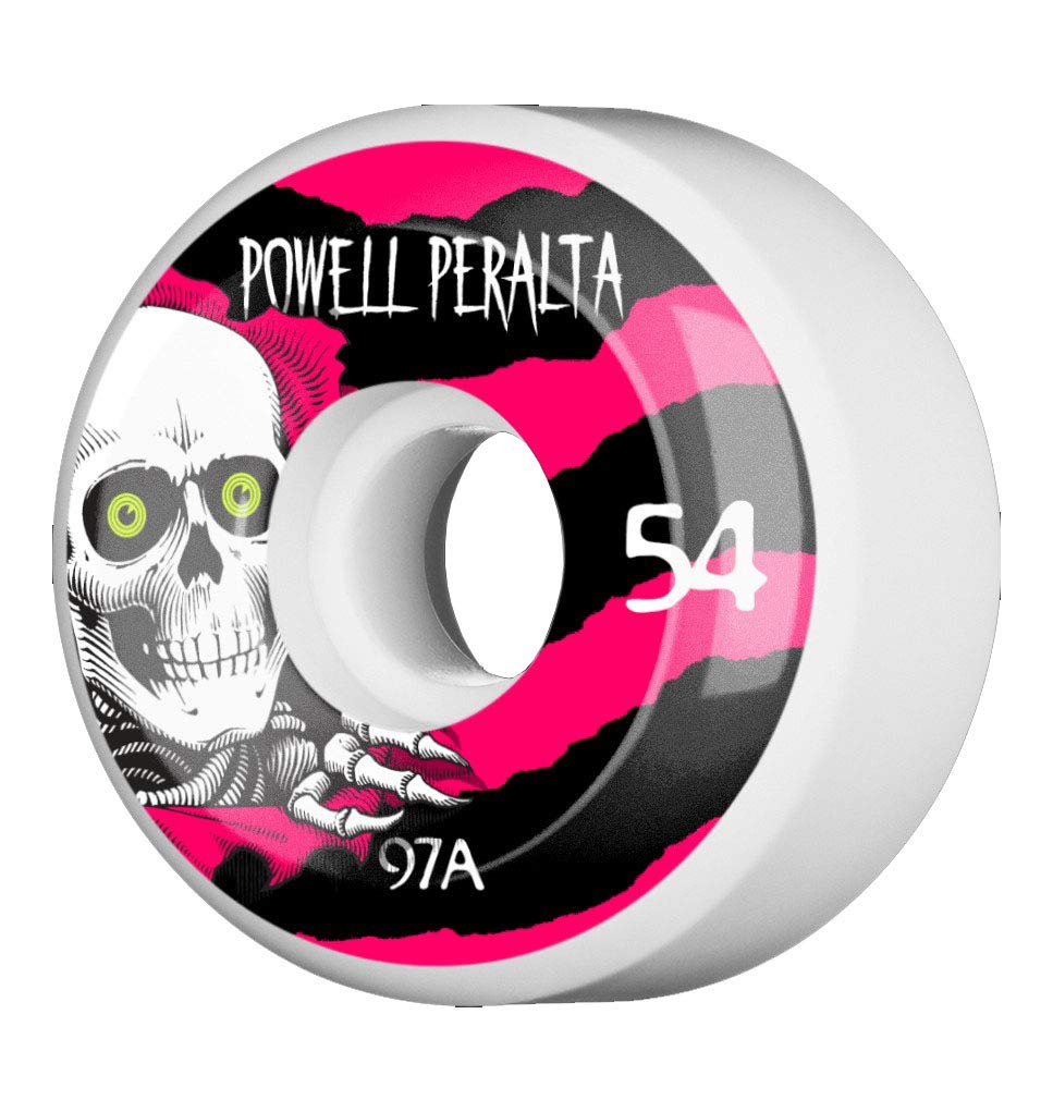 Ripper 4 97A Skateboard Wheel 54 mm White