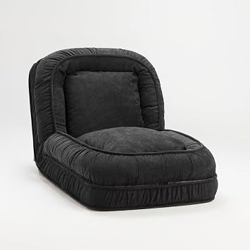 LouannTatami Foldable Lazy Sofa Bed Floor Chair - Adjustable Human Dog Bed for Adults Kids Floor Seats - Cozy Large Single Couch for Home Living Room