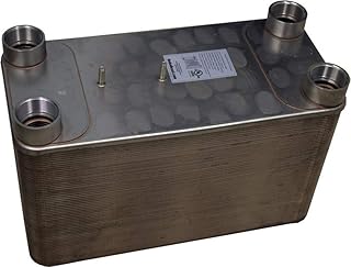 B3-115A 200 Plate Stainless Steel Heat Exchanger with 2