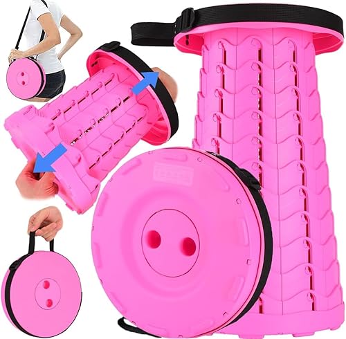 Fishboy - Taburete plegable para adultos, portátil, retráctil, telescópico, con capacidad para 400 libras, para actividades al aire libre, pesca,