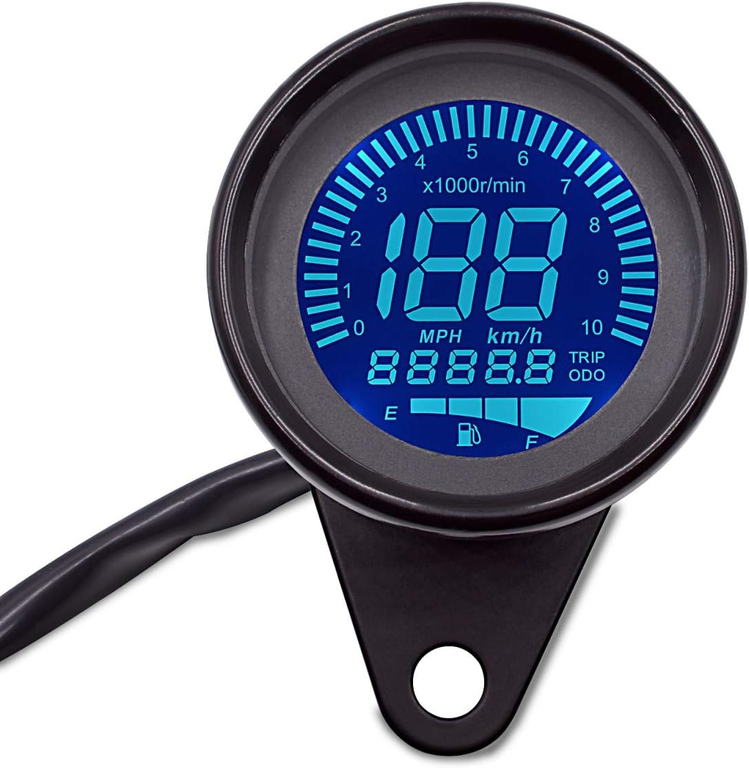 Digital Speedometer compatible with Royal Enfield Continental GT 650/535 TXR black