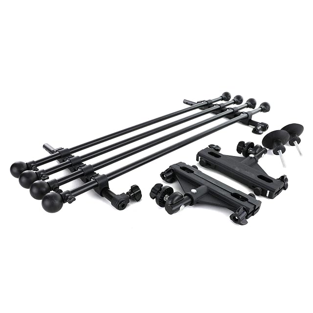 Foto 3 de 6 de Rejilla divisoria para auto, perros y equipaje - Separador de red universal con reposacabezas