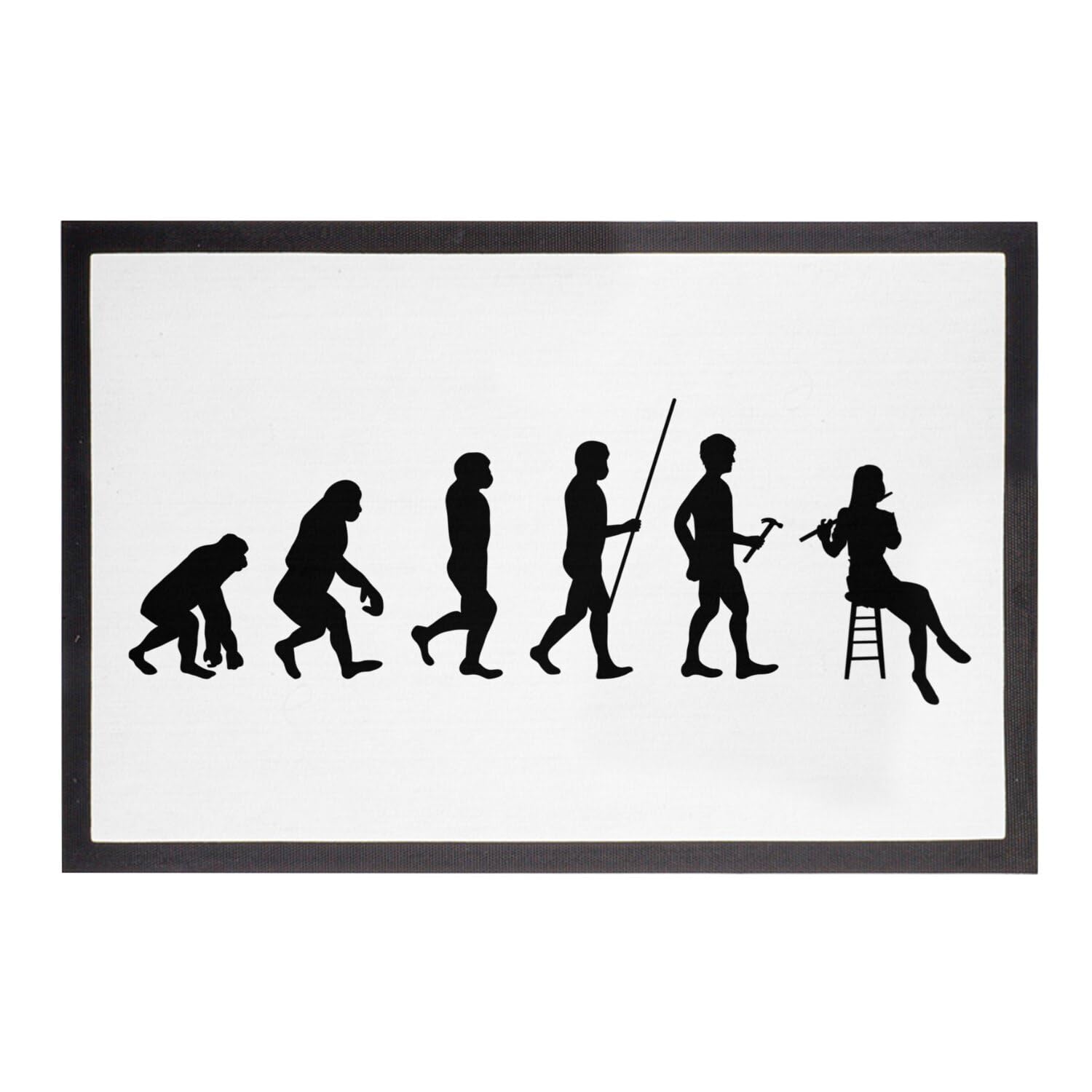 Paillasson instrument de musique 75x50cm, le cadeau parfait pour un musicien d'orchestre