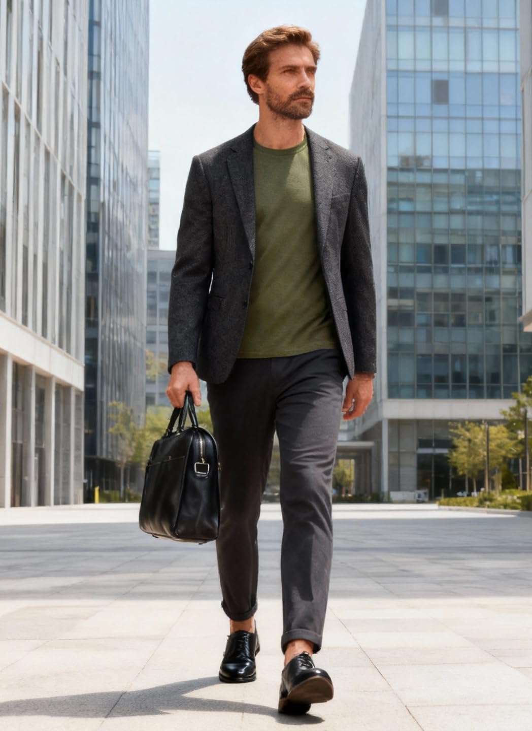 Derminpro Men's Henley Cotton Casual Short/Long Sleeve Lightweight Button T-Shirts - Image 3