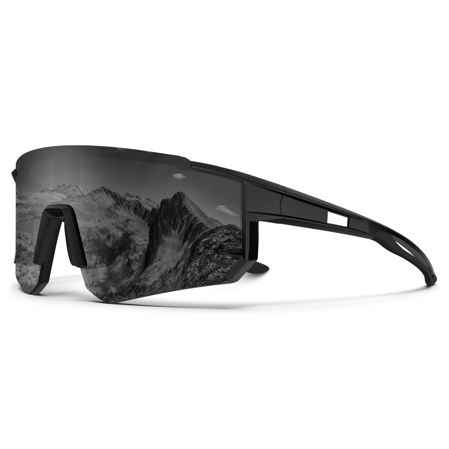 KALIYADIPolarized Sports Sunglasses-Men Running-Sunglasses-for-Women: Sun glasses Men Polarized UV Protection Driving Fishing Cycling