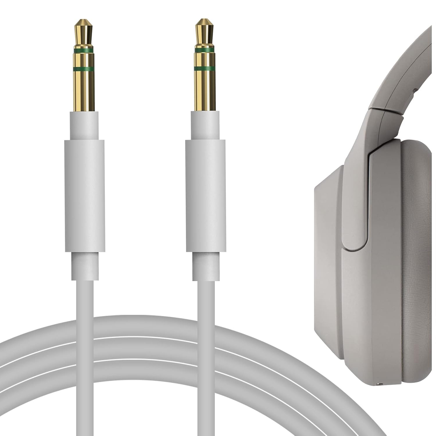 WH-1000XM3 Cavo Audio A Spirale Di Ricambio Per Cuffie Sony WH - Foto 2