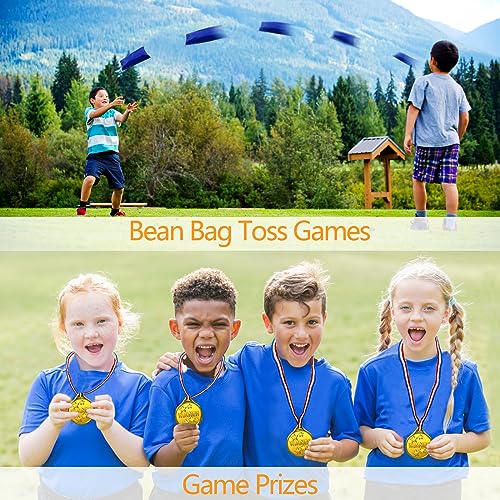 TITGIPE Potato Sack Race Bags - 32PCS Outdoor Games Sack Race Bags for Adults and Kids,3 Legged Race Bands,Egg Spoon Relay Race,Bean Bag Toss,Party Games for Kids,Field Day Games for Adults - Image 4