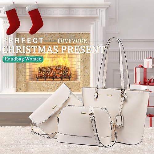 Miniatura 7 de LOVEVOOK Monederos para mujer, juego de bolsos de mano, bolso de hombro, bolso de mano con asa superior, bolsas