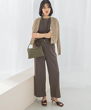 yori ドライツイードサロペット バニラ36サイズ yoriドライツイードサロペット36