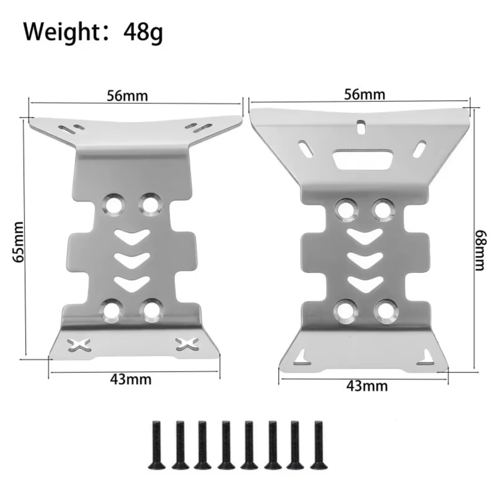 para ARRMA para Grom 1/16 RC para Placa Protectora De Chasis
