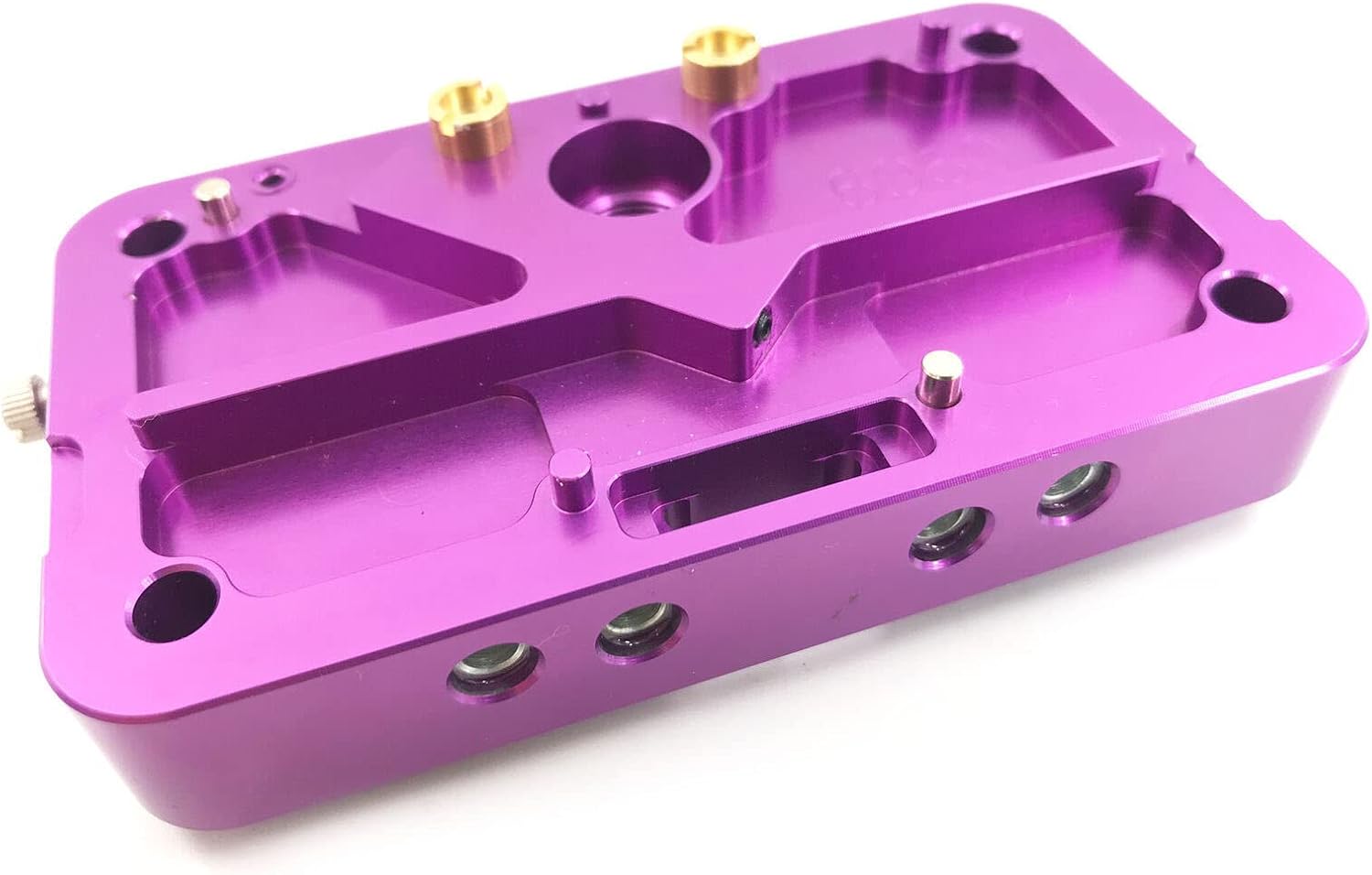 Billet Race Calibrated Carburetor Metering Block for Holley 4150 Carb Purple