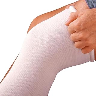 Sponsored Ad - Compression Tubular Bandage Size H for Large Legs, Knees, or Arms – Latex Free Stockinette Cotton Spandex –...