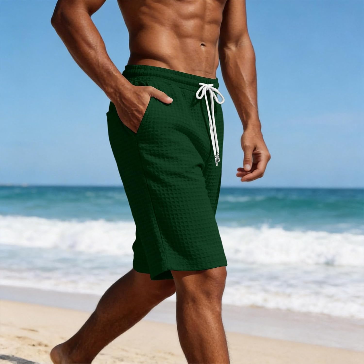 Sweat Shorts Men's Casual Athletic Workout Breathable Summer Mens Gym Shorts