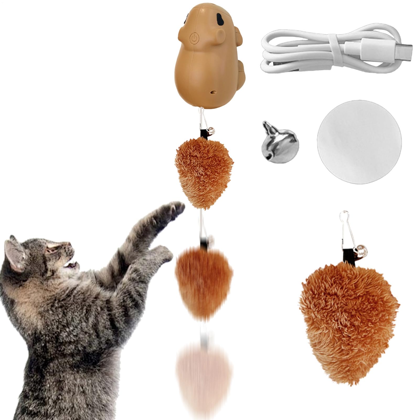 Accessoires interactifs automatiques pour chat d'intérieur et exercice