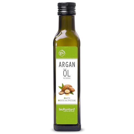 Arganöl BIO 250ml I nativ und kaltgepresst I 100% rein I beste Rohkostqualität von bioKontor