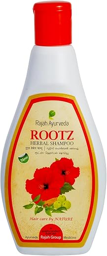 Rajah Ayurveda Rootz- Herbal Shampoo A Purely Natural Hair Treatment, 200ml (pack of 1)