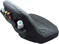 Vista 3 de POWERWORKS Weatherproof Deluxe Riding Lawn Mower Seat Cover, Medium, Black