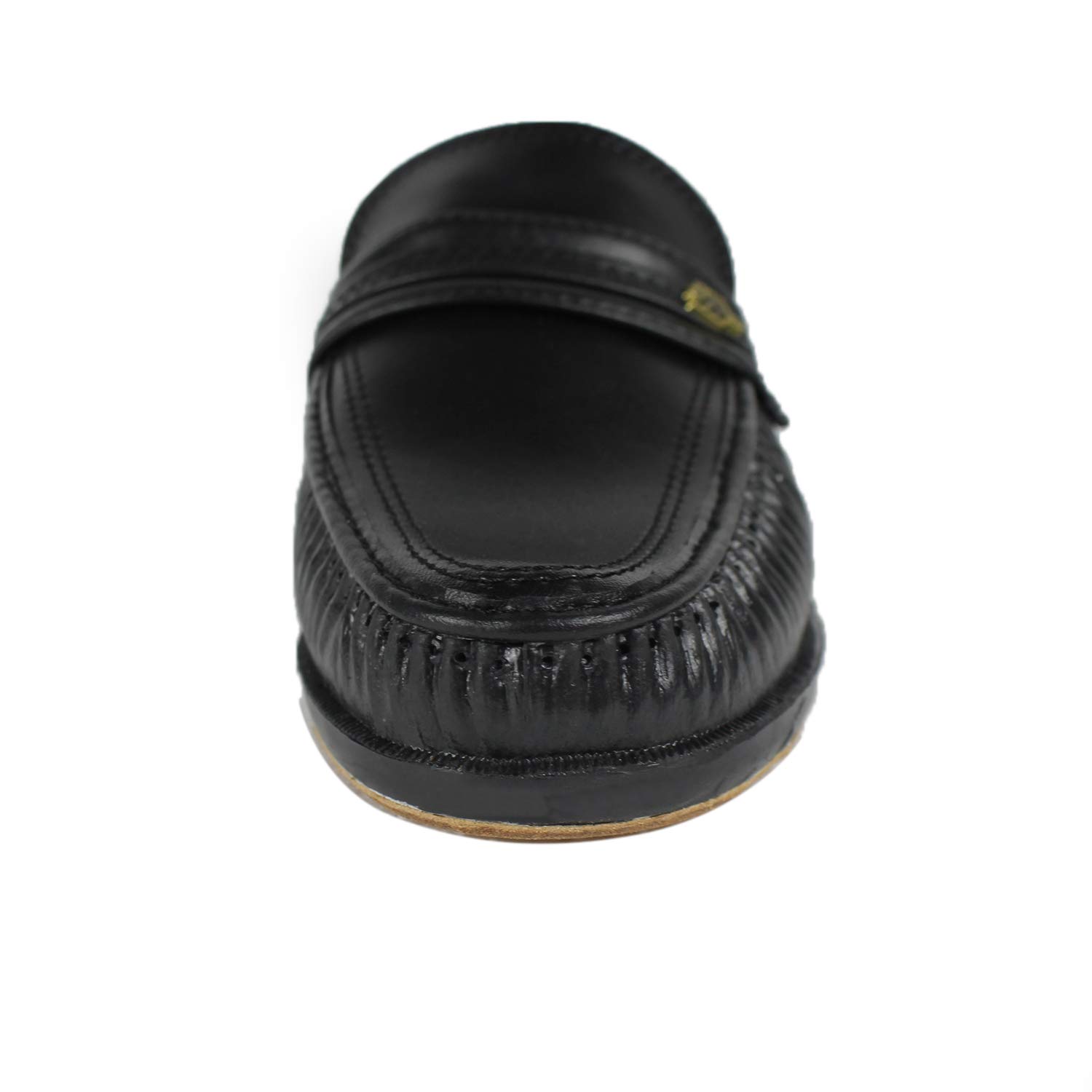 Erwachsene Kinder Tanzschuhe aus Leder für Michael Jackson Space Sliding Step Lederschuhe mit Socke, Schwarz - Schwarz - Größe: 40 2/3 EU