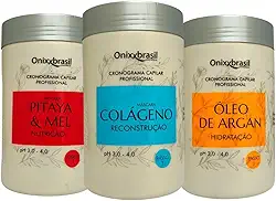 Kit Cronograma Capilar Profissional 1kg Onixx Brasil