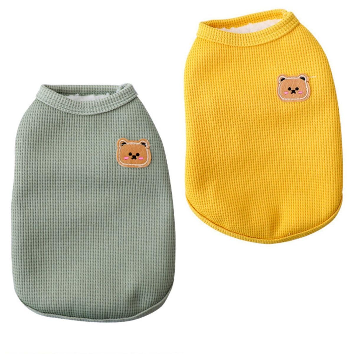 Summer Lightweight Cotton Dog Shirt Pet T-Shirts Soft Breathable Stretchy Cats Dogs Tee Shirt Sleeveless Vest Dog Apparel for Medium Small Dog Clothes